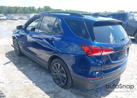 2022 Chevrolet Equinox Fwd Rs from USA, damaged, VIN 3GNAXMEV1NS141050